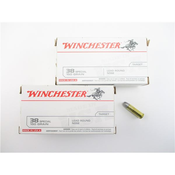 WINCHESTER .38 SPECIAL AMMO