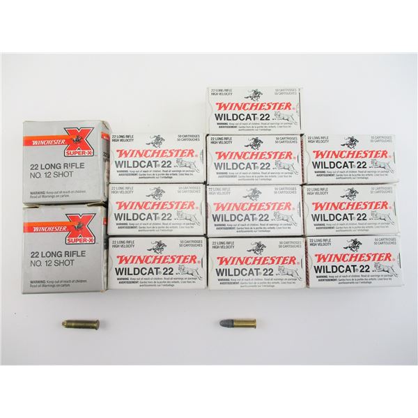 WINCHESTER .22 LONG RIFLE AMMO