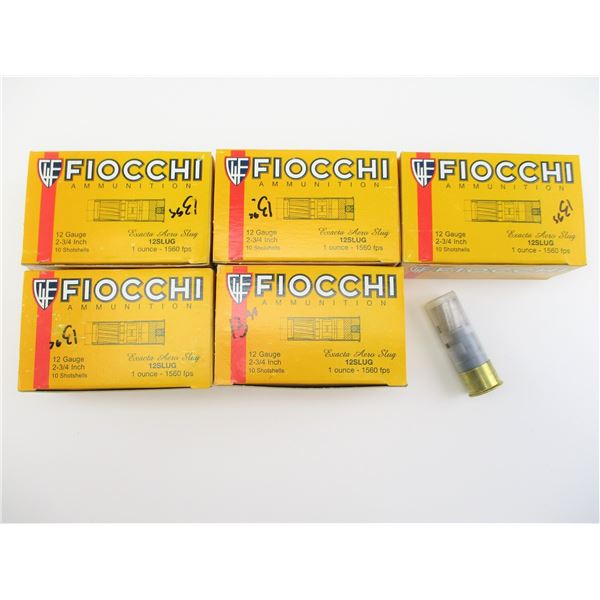 FIOCCHI 12 GAUGE SLUGS LOT