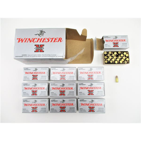 WINCHESTER .22 SHORT AMMO