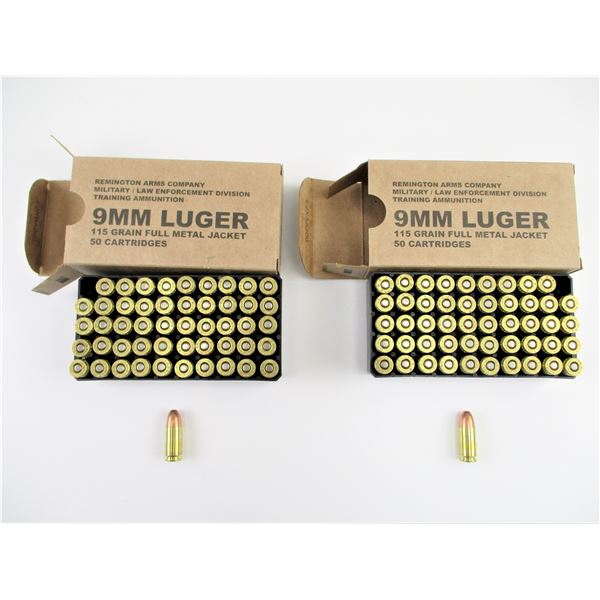 REMINGTON 9MM LUGER AMMO
