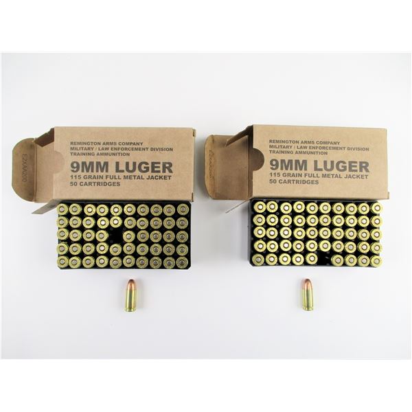 REMINGTON 9MM LUGER AMMO