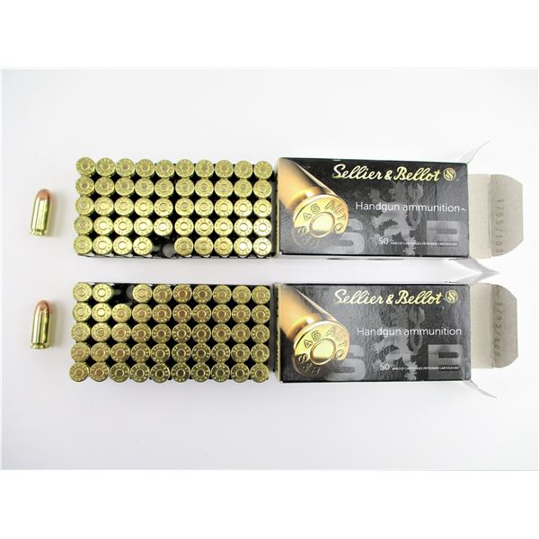 SELLIER & BELLOT .45 AUTO AMMO