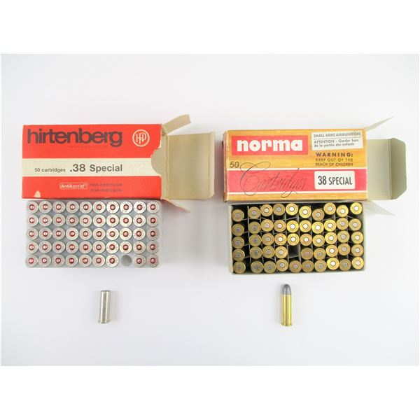 ASSORTED .38 SPECIAL AMMO LOT