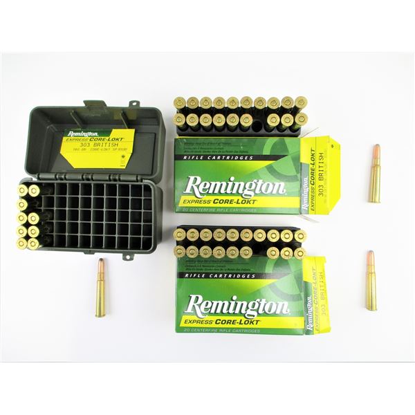 REMINGTON .303 BRITISH AMMO