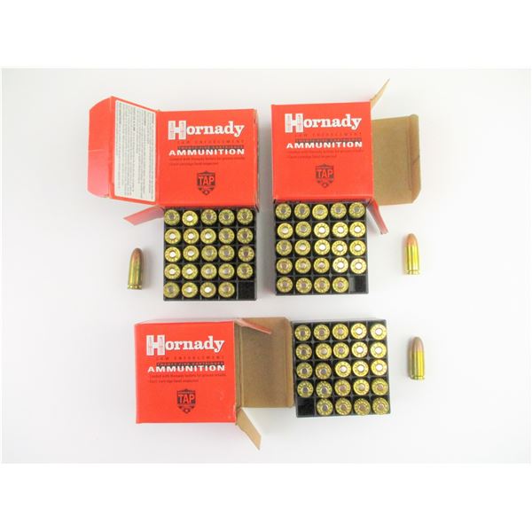 HORNADY 9MM LUGER AMMO