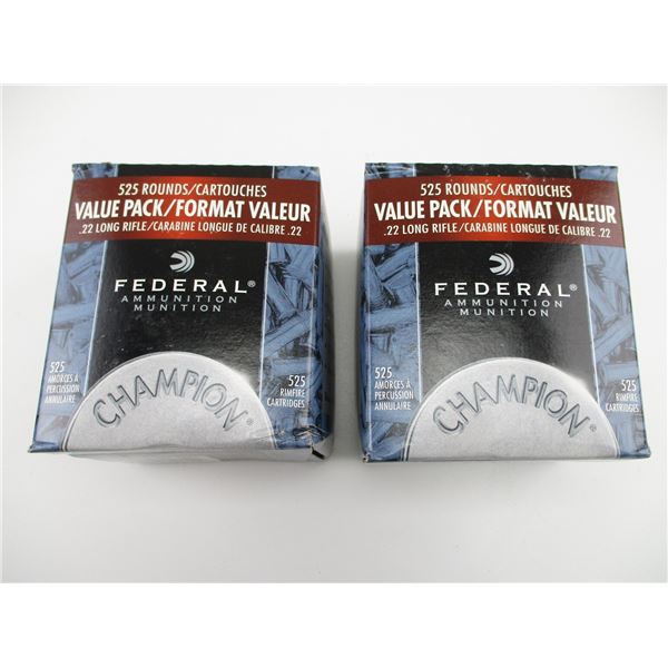FEDERAL CHAMPION .22 LONG RIFLE AMMO