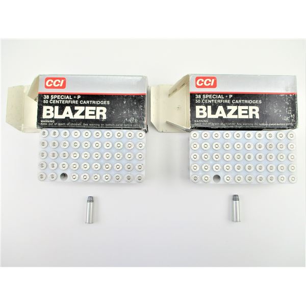 CCI BLAZER .38 + P  SPECIAL AMMO