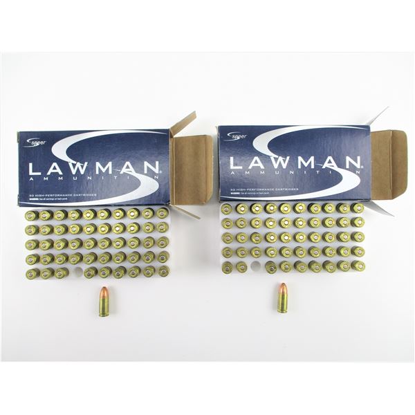SPEER 9MM LUGER AMMO