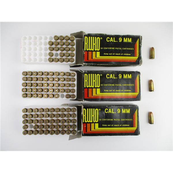 RUKO 9MM LUGER AMMO