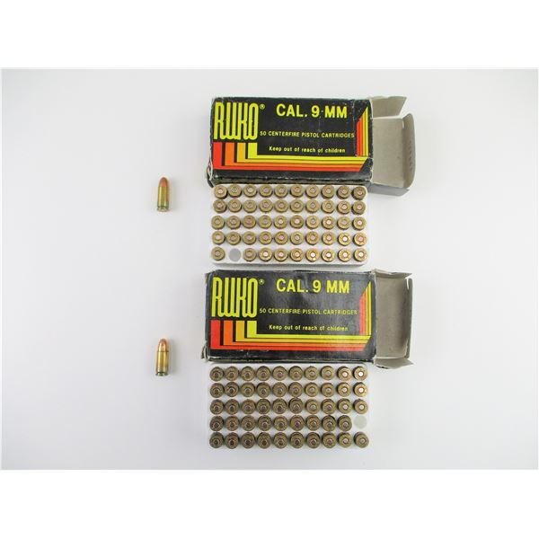 RUKO 9MM LUGER AMMO