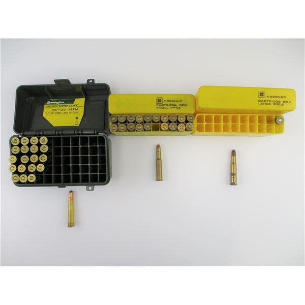 ASSORTED .30-30 WIN AMMO LOT