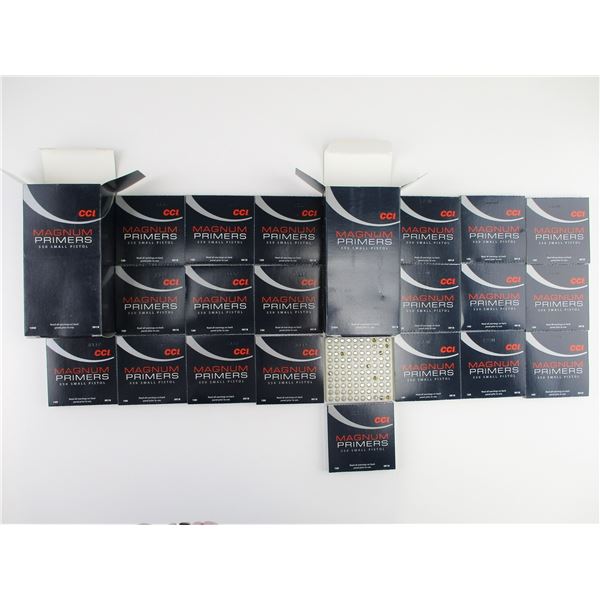 CCI SMALL PISTOL MAGNUM PRIMERS LOT