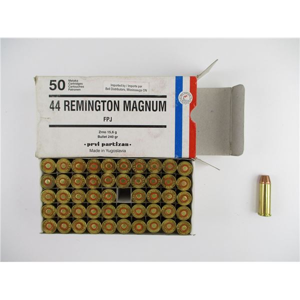 PRVI PARTIZAN .44 REM MAG AMMO