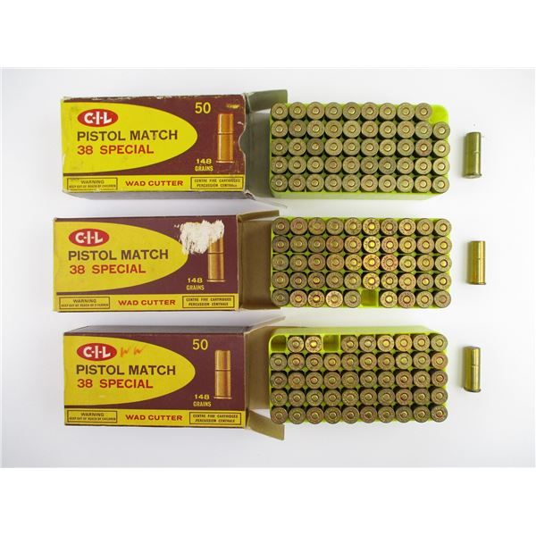 CIL PISTOL MATCH .38 SPECIAL AMMO