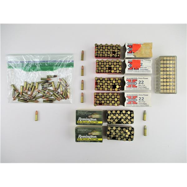 ASSORTED .22 LONG RIFLE AMMO