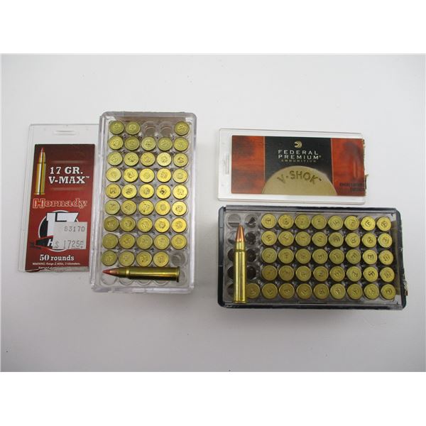 ASSORTED .17 HMR AMMO