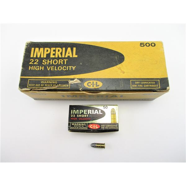 CIL IMPERIAL .22 SHORT AMMO