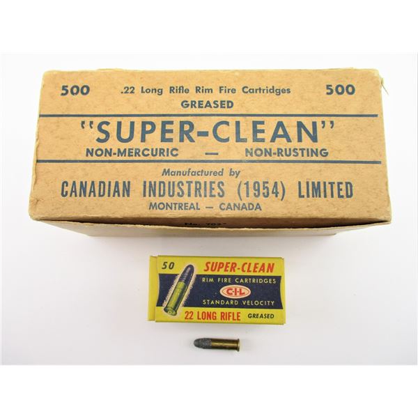 CIL SUPER-CLEAN .22 LONG RIFLE AMMO