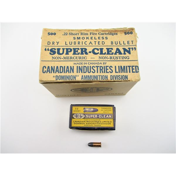 CIL SUPER-CLEAN .22 SHORT AMMO