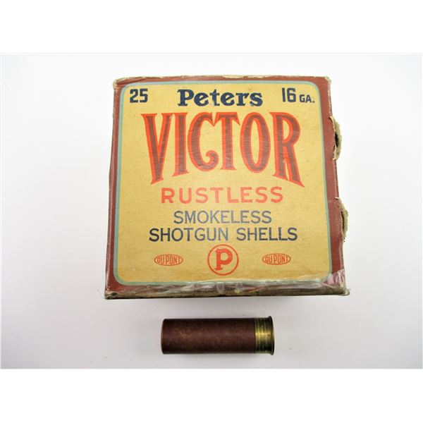 PETERS VICTOR 16 GAUGE SHOTSHELLS