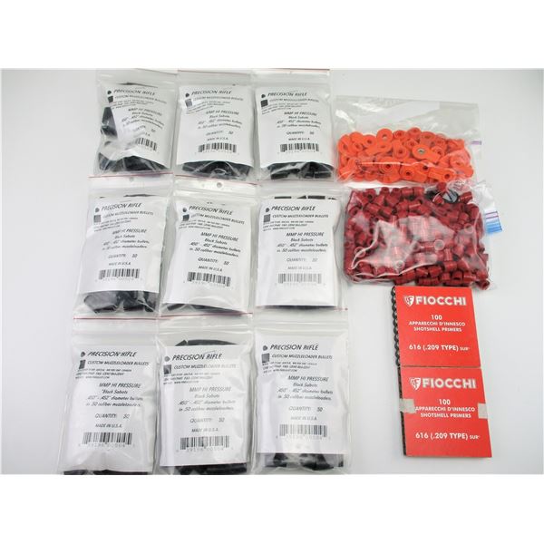 ASSORTED MUZZLELOADER ACCESSORIES LOT