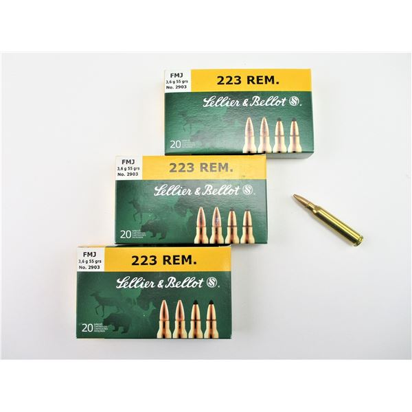SELLIER & BELLOT .223 REM AMMO