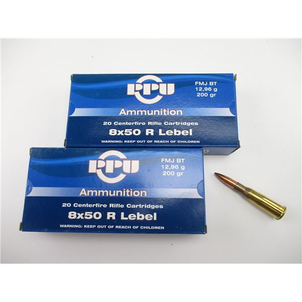 PPU 8X50 R LEBEL AMMO