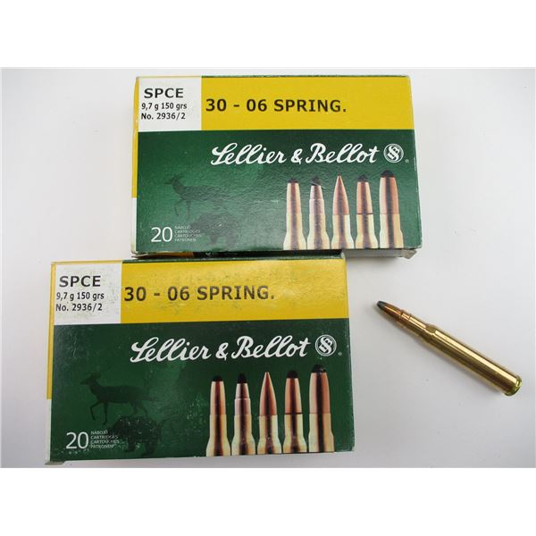 SELLIER & BELLOT .30-06 SPRING AMMO
