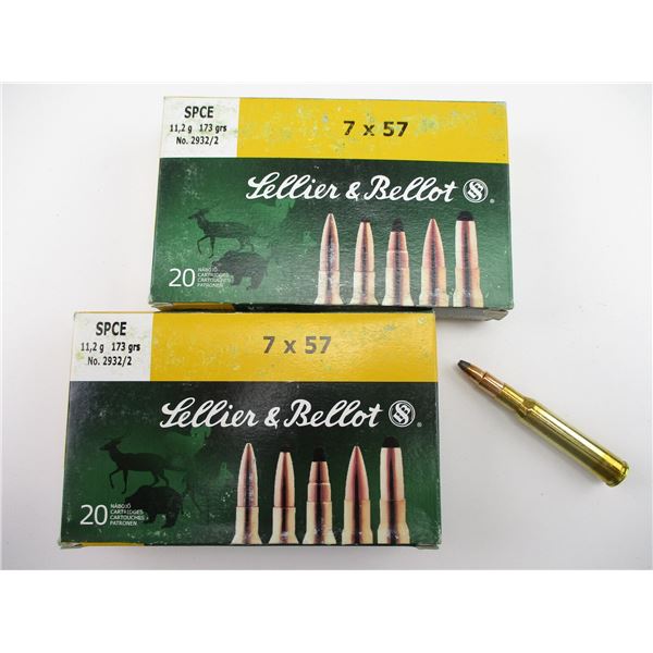 SELLIER & BELLOT 7X57 AMMO
