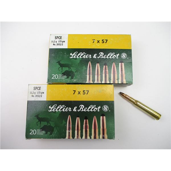 SELLIER & BELLOT 7X57 AMMO