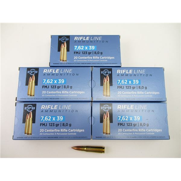 PPU 7.62X39 AMMO