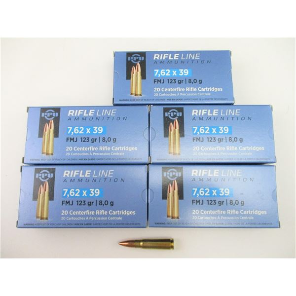 PPU 7.62X39 AMMO