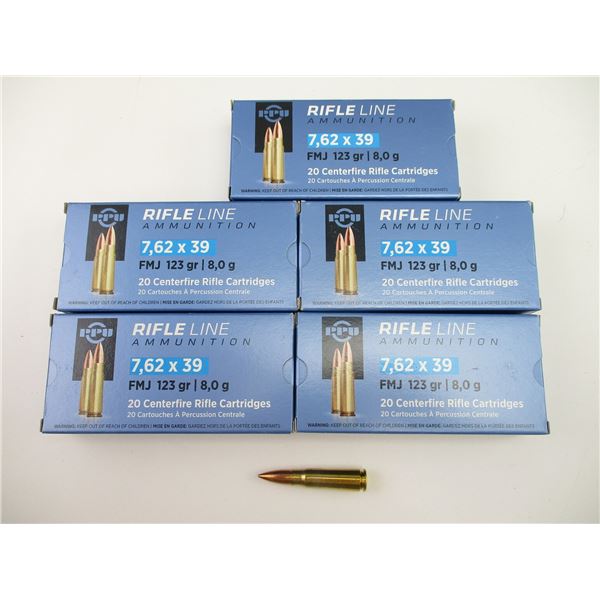 PPU 7.62X39 AMMO
