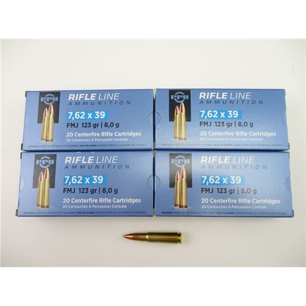 PPU 7.62X39 AMMO