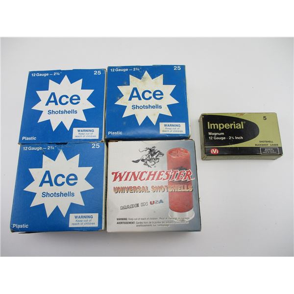 ASSORTED 12 GAUGE SHOTSHELLS LOT