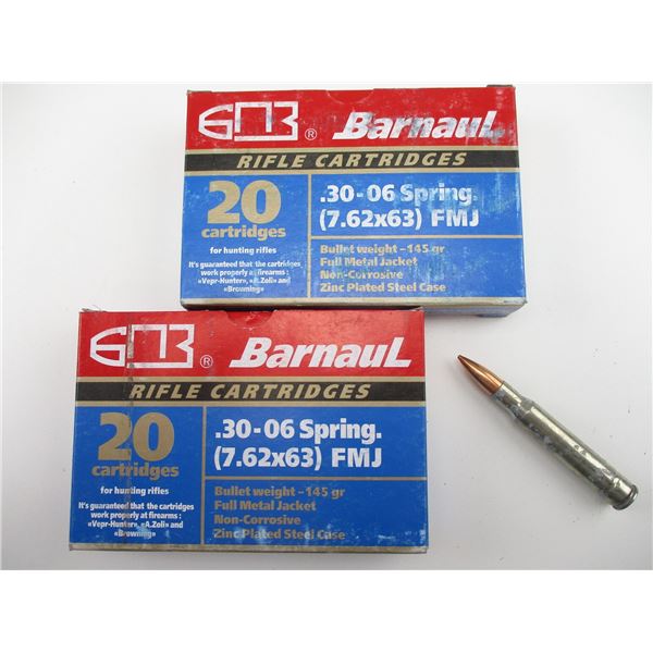 BARNAUL .30-06 SPRING AMMO