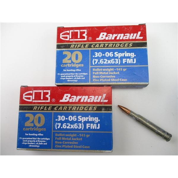 BARNAUL .30-06 SPRING AMMO