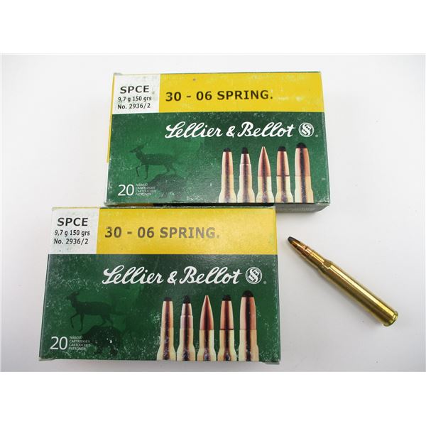 SELLIER & BELLOT .30-06 SPRING AMMO