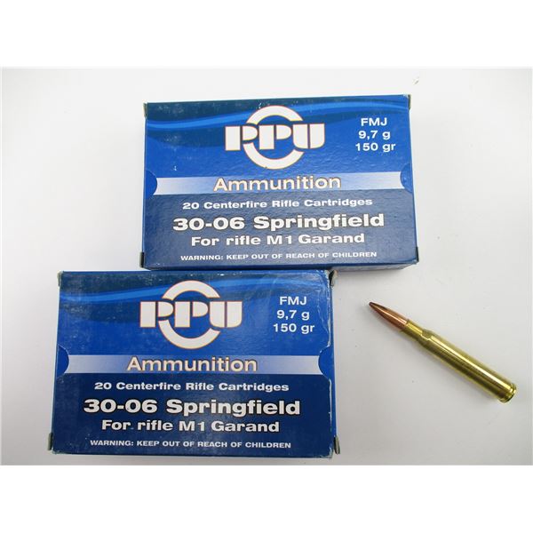 PPU .30-06 SPRINGFIELD AMMO