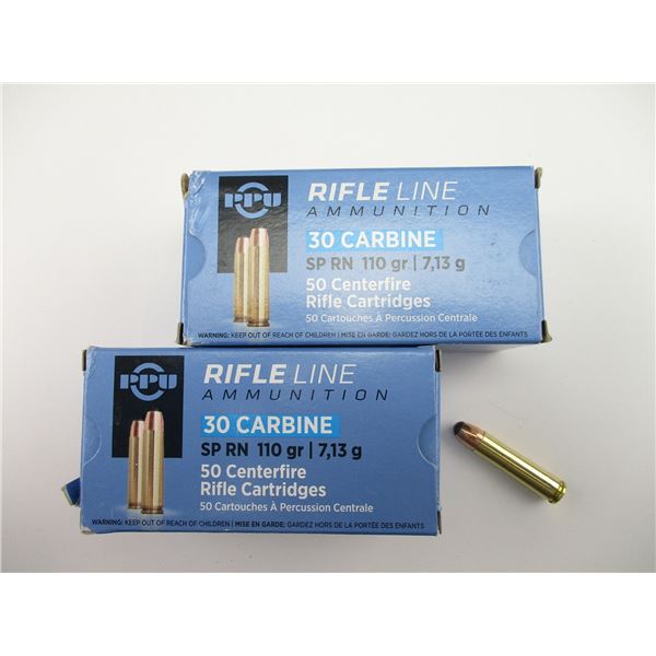 PPU .30 CARBINE AMMO