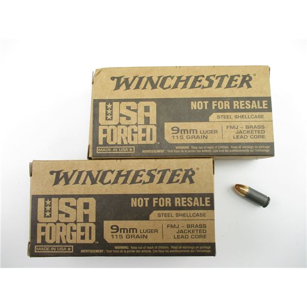 WINCHESTER 9MM LUGER AMMO