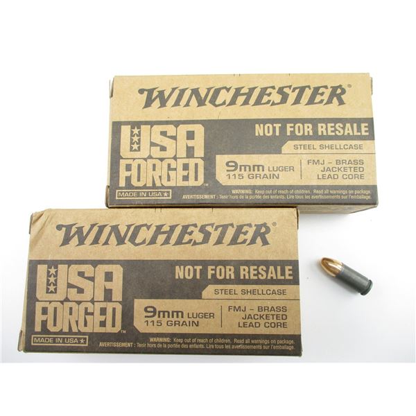 WINCHESTER 9MM LUGER AMMO
