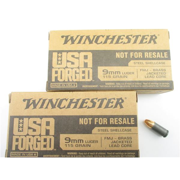 WINCHESTER 9MM LUGER AMMO