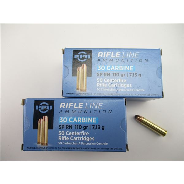 PPU .30 CARBINE AMMO