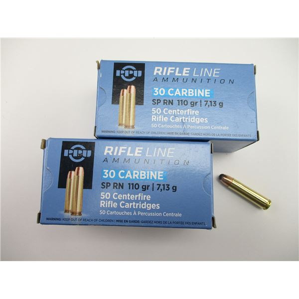 PPU .30 CARBINE AMMO