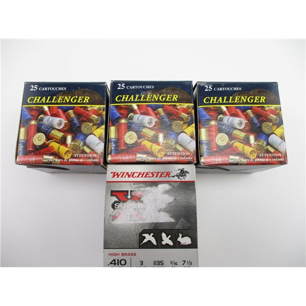 ASSORTED .410 GAUGE SHOTSHELLS LOT