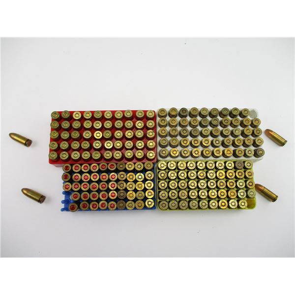 ASSORTED 9MM LUGER AMMO LOT