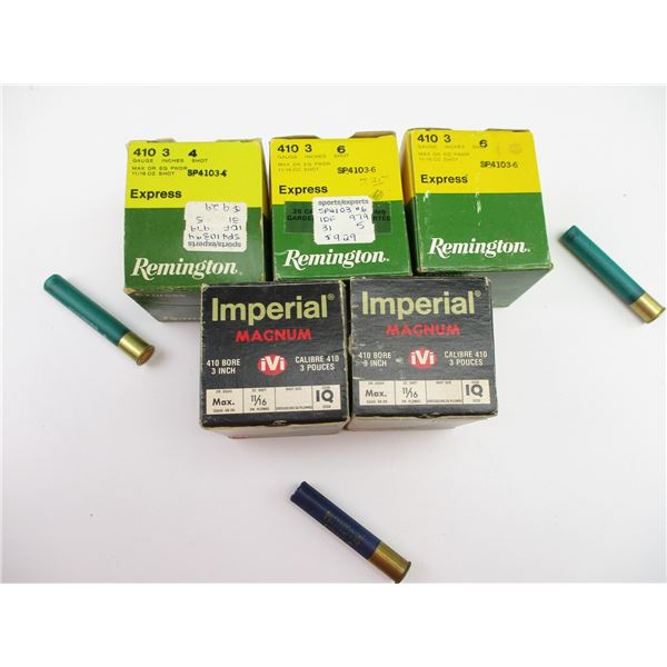ASSORTED .410 SHOTSHELLS LOT