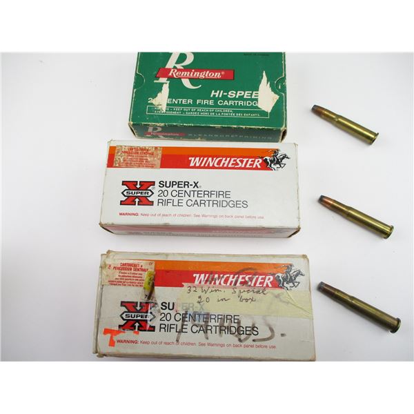 ASSORTED .32 WIN SPECIAL AMMO